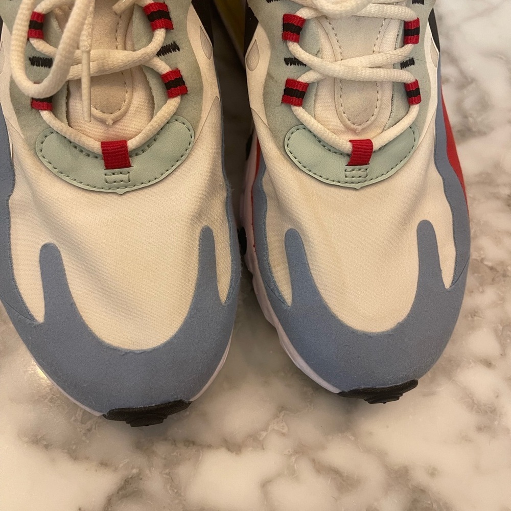 Nike Women's Air Max 270 React Bauhaus Phantom Black Blue Shoe AT6174-002 Size 9 - Picture 10 of 13